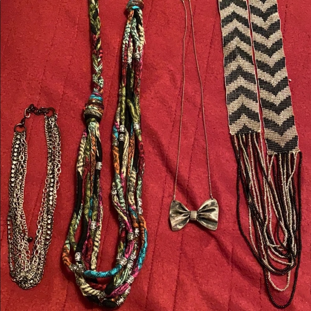 Lot of 4 necklaces all urban outfitters